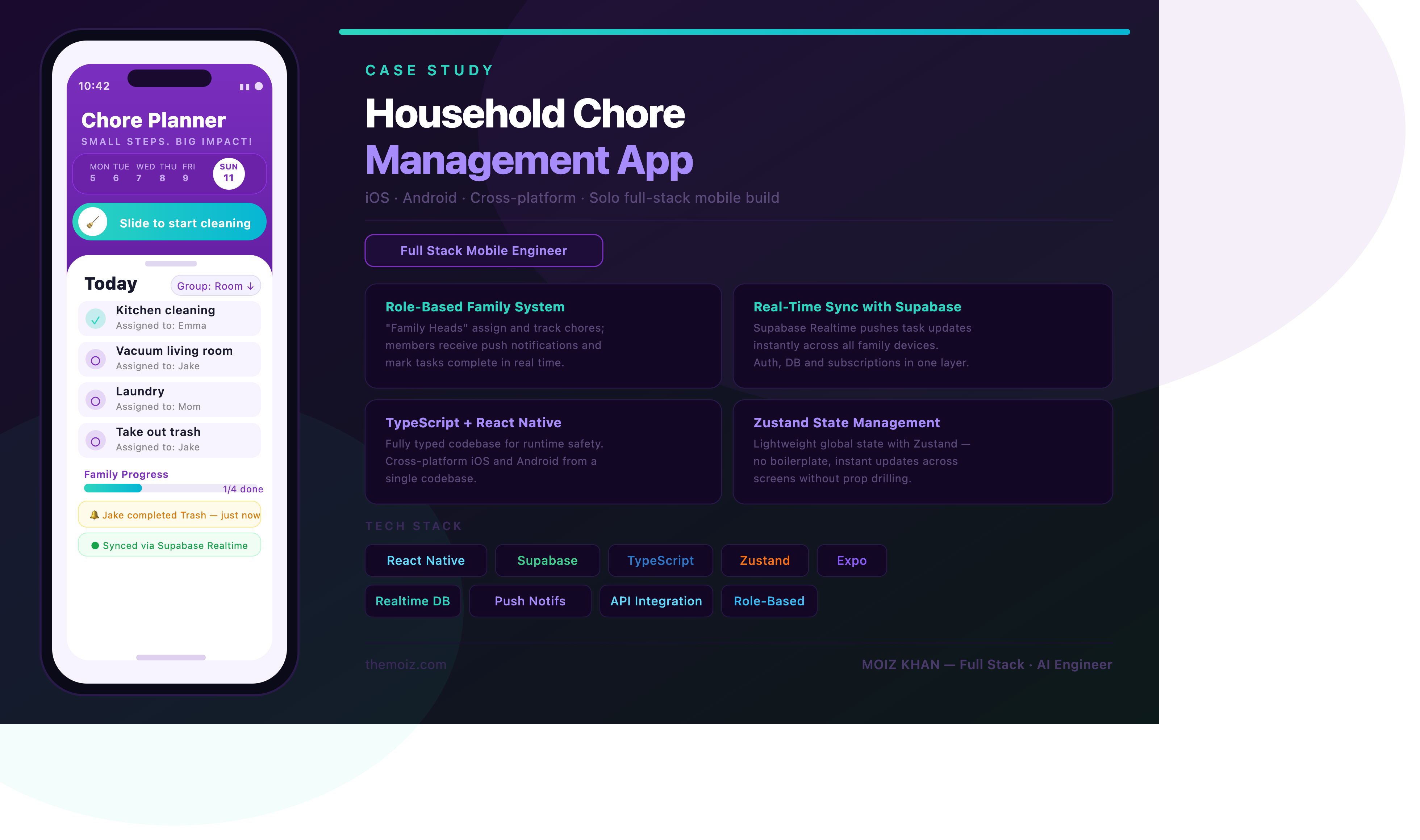 Household Chore Management App